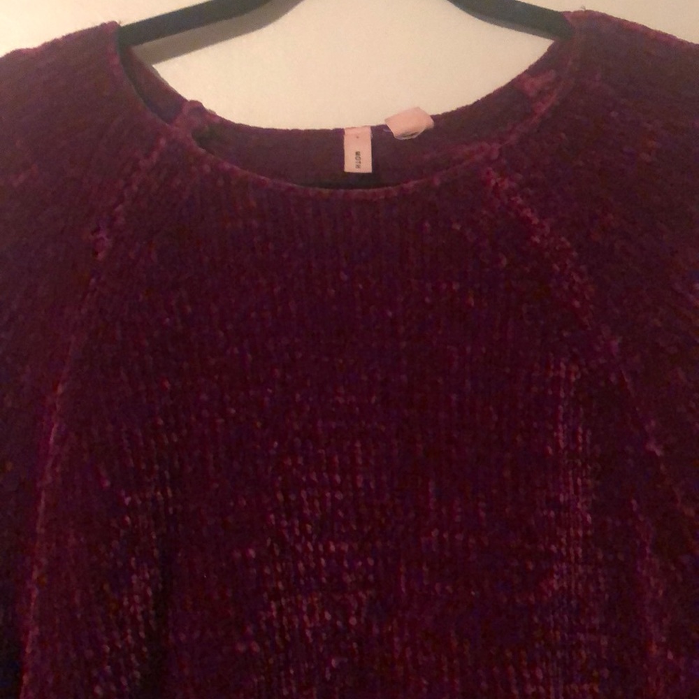 Anthropologie chenille cropped sweater - Picture 3 of 6
